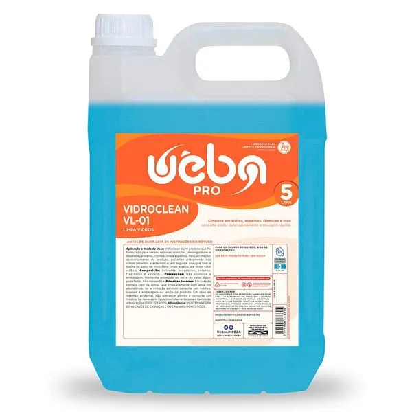 Limpa Vidros Uêba Vidroclean VL-01 5L (MP)