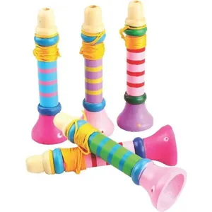 Trompete Infantil 18,5cm Compacto em Plástico Resistente e Atóxico Toy Mix Trompete Infantil 18,5cm Plástico Resistente Atóxico Toy Mix