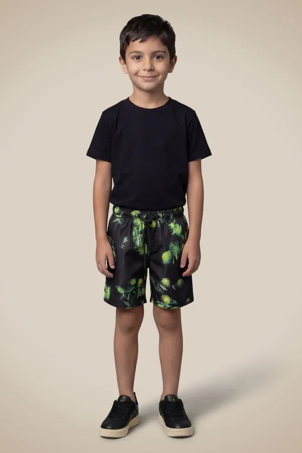 Short Mini Praia Citric Summer Preto - 16