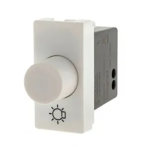 Módulo Dimmer Rotativo 300/600W Legrand Pial Plus+ Bivolt Branco 611017BC (MP)