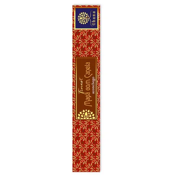 Incenso Premium Finest Maçã Com Canela 15 Varetas MACACOMCANELA02 - Ohana