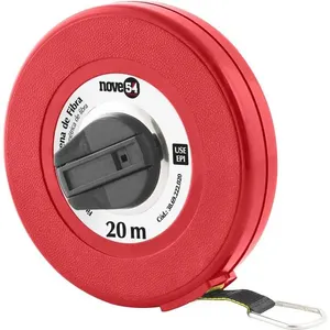 Trena Longa com Fita Fibra de Vidro 20mx12,5mm Corpo Fechado - NOVE54