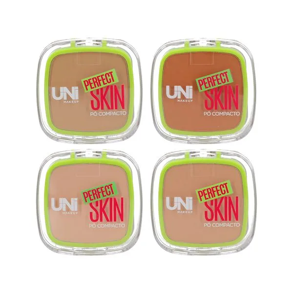 Pó Compacto Perfect Skin Sortido UNPC308DS - Unimakeup
