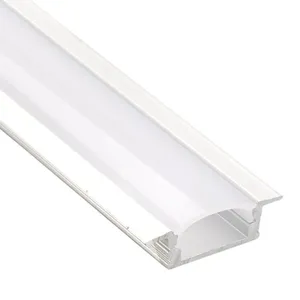 Perfil de Embutir 26mm em Alumínio Fita de LED com 2 Metros Itamonte Perfil de Embutir 26x7mm em Alumínio Branco com 2 Metros