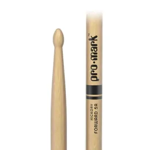 Kit 4 Pares de Baquetas TX5AW-4P 5A American Hickory Ponta de Madeira Amadeirado Promark Kit 4 Pares Baquetas TX5AW-4P 5A Hickory Ponta Madeira Promark