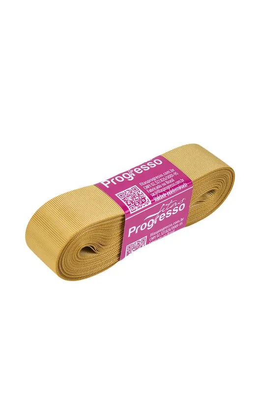 Fita de Gorgurão GP Nº05 22mm Peça com 10m Dourado 228