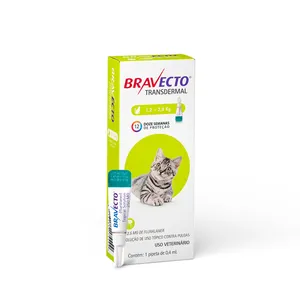 Antipulgas Bravecto Transdermal Gatos 1,2 a 2,8kg 112,5 mg