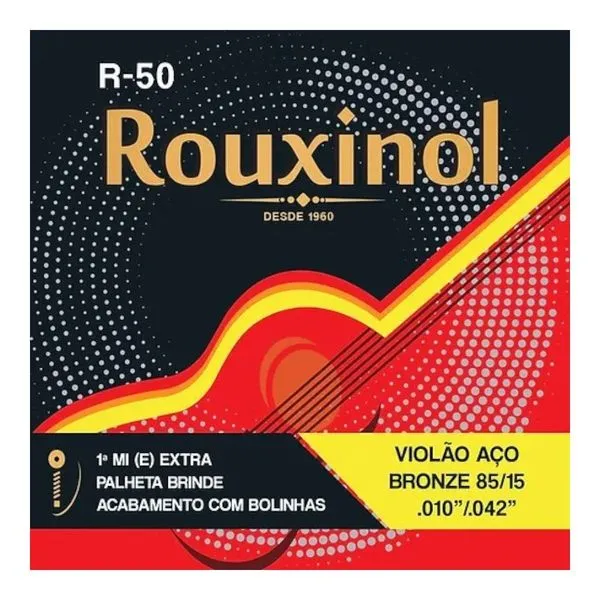 Encordoamento NIG Rouxinol Para Violão Aço R50 (MP)