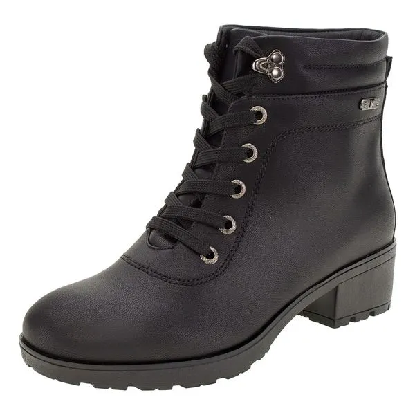 Bota Feminina Coturno Mooncity - 72046 PRETO 39