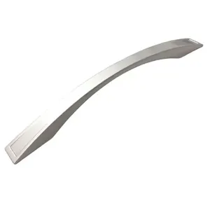 Kit Puxador Sevilha 128mm Indart Cinza Brilho - 2 Peças 739602