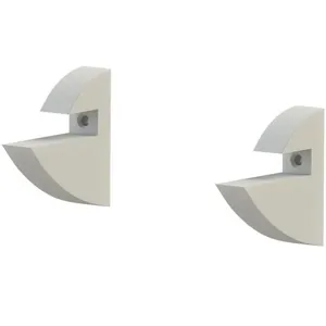 Prateleira em MDP com Suporte 25x100cm Branco - CLIP-25100-UV-BR - MULTIVISÃO