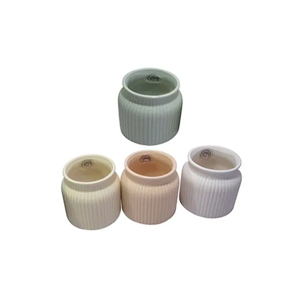 Mini Vaso de Cerâmica Cores Sortidas DVA675 - Importadora Cascavel