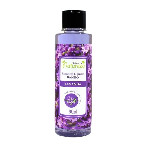 Sabonete Líquido Seivas da Natureza Lavanda 200ml
