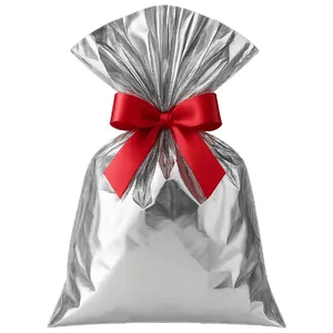 Saco para Presente Metalizado Tamanho M Sortido 1 Unidade + Laço