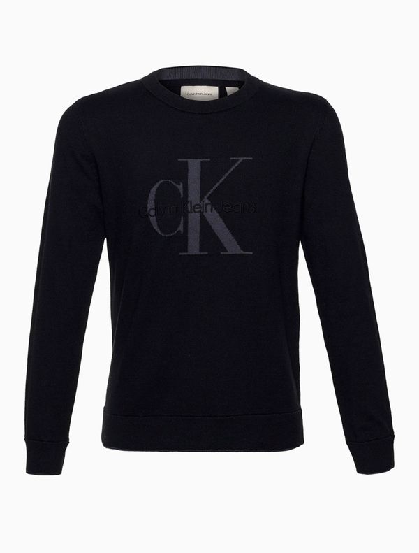 Tricot Menino Re Issue Centro Calvin Klein Jeans - Preto Tricot Menino Re Issue Centro Calvin Klein Jeans Preto 6