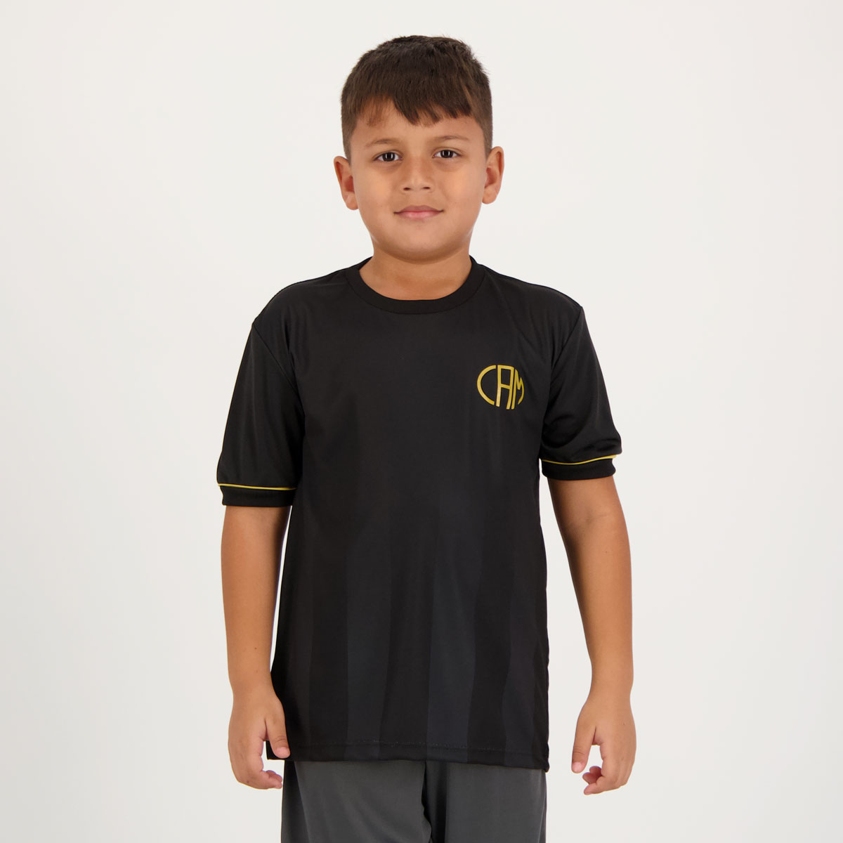 Camisa Atlético Mineiro Begin Infantil Preta