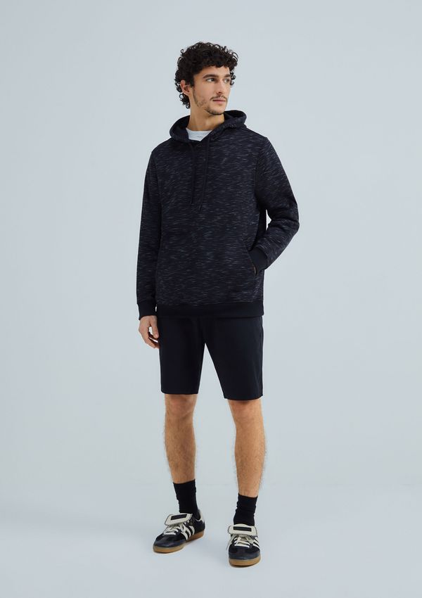 Blusão Masculino Em Moletom Jet Peluciado - Preto XG