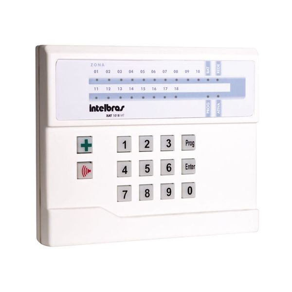 Teclado para Central Monitorada XAT 1018 MT para Programação de Sistemas de Alarme Intelbras Teclado para Central Monitorada XAT 1018 MT para Programação de Alarmes Intelbras