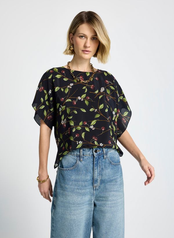 Blusa Le Lis Isla Yoko Seda Feminina 40