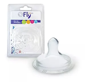 Bico de mamadeira ortodôntico silicone Fly acima de 6 meses