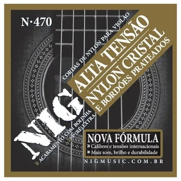 Encordoamento NIG Rouxinol Para Violão Nylon Alta Tensão (MP)