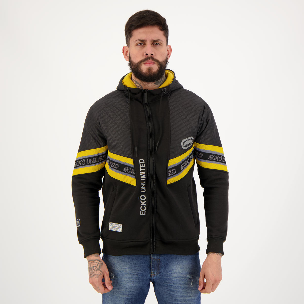 Jaqueta Ecko Style Preta