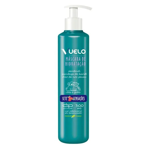 Máscara De Hidratação Para Cães E Gatos Vuelo Sete Sensações 300ml (MP)