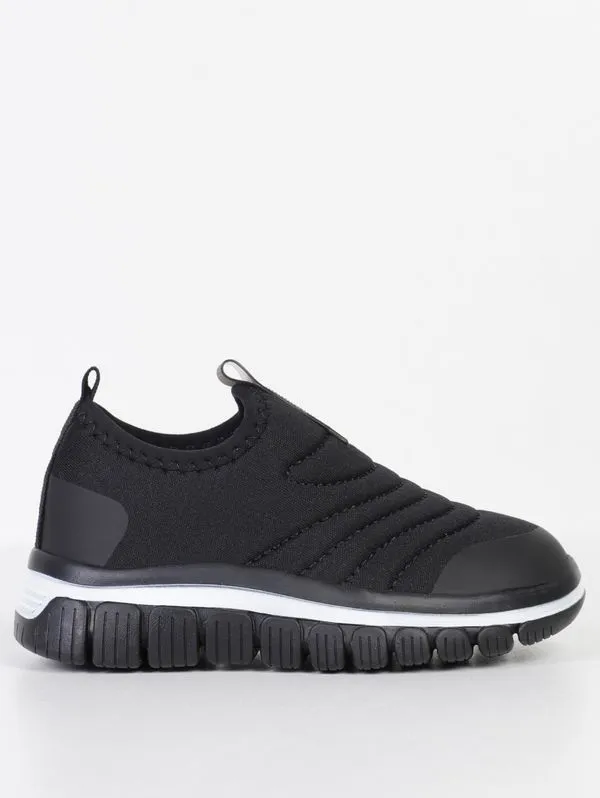 Tênis Casual Infantil Para Menino - Preto 22