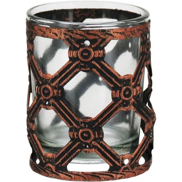 Barton Castiçal 7X6X6Cm Metal Cobre