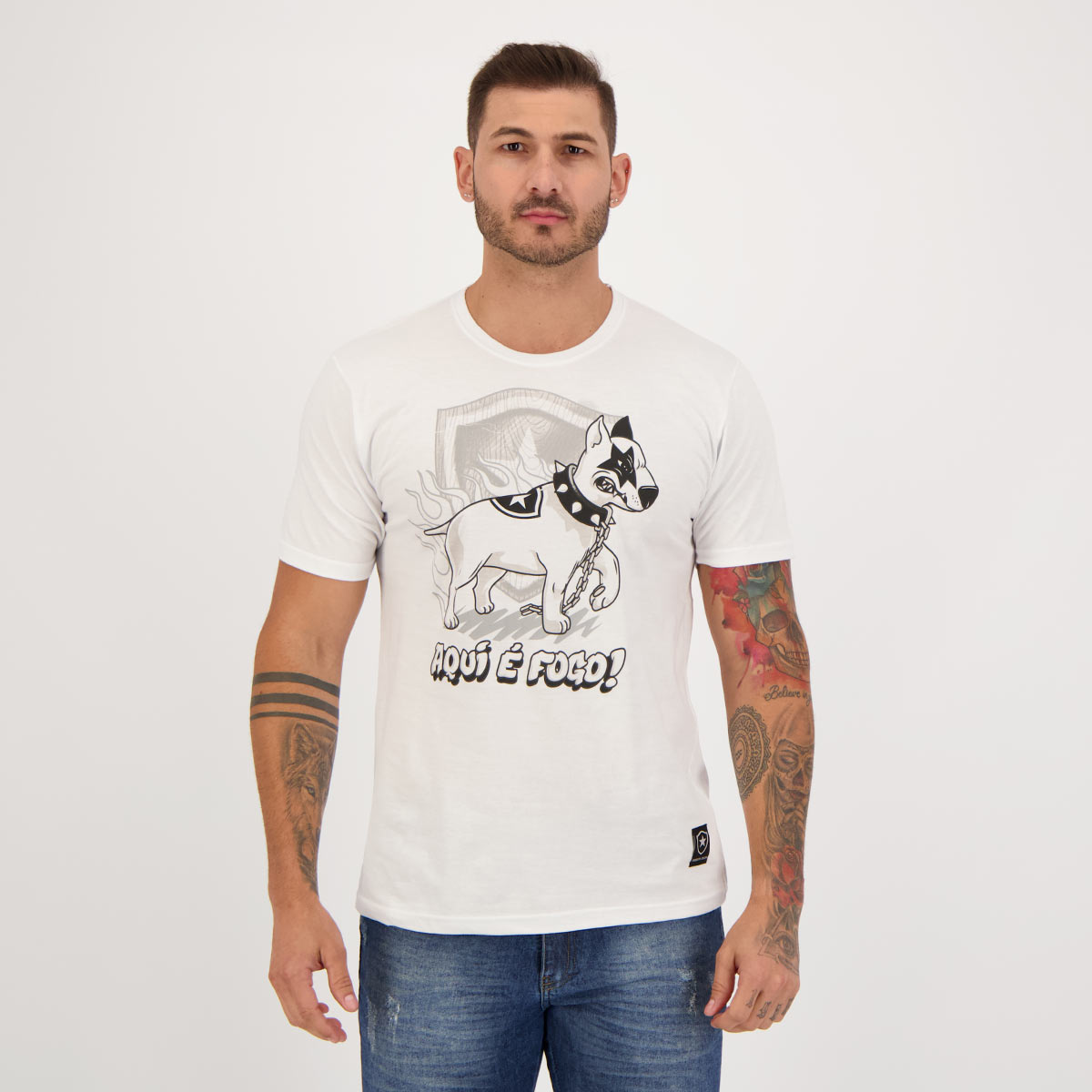 Camisa Botafogo Vem Pegar Branca