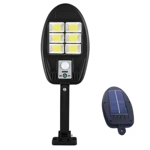 Luminaria Solar Poste Sensor De Presença Led 3 Externo