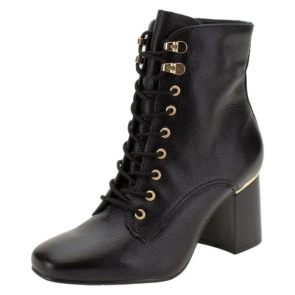 Bota Feminina Coturno Via Marte - 217002 PRETO 38