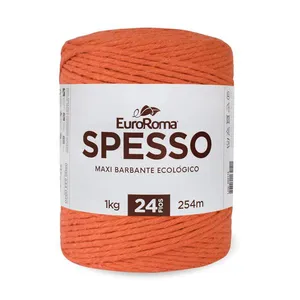 Barbante Spesso Euroroma 4x24 1kg 254m Laranja