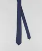 Gravata Masculina em Jacquard Azul Marinho Único
