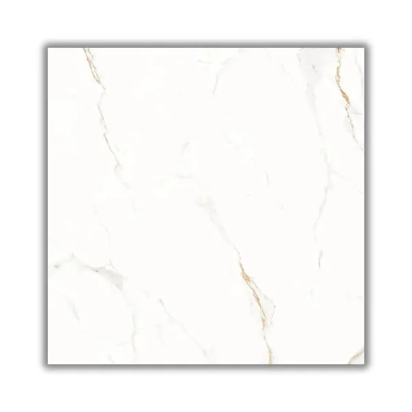 Piso Marmo Bianco Retificado Brilhante Extra Branco 60x60 2,50m2 (Lote 53)