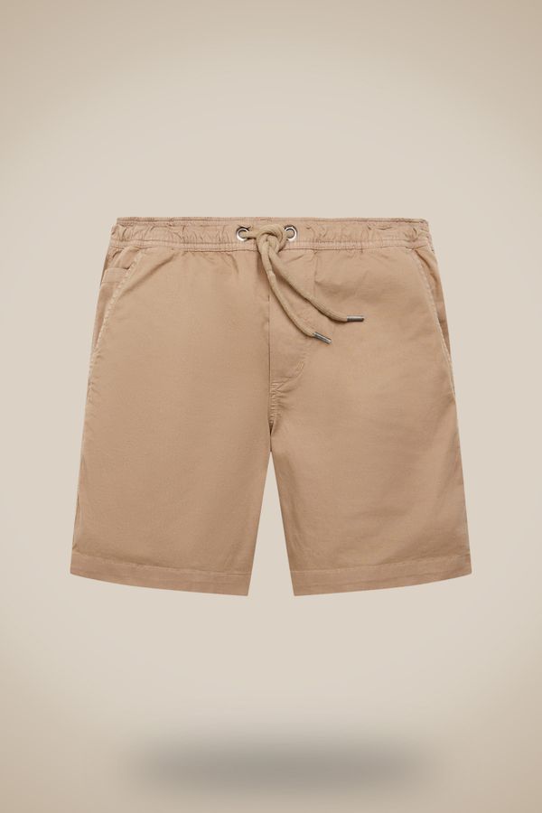 Short Elastico Estonado Khaki - G