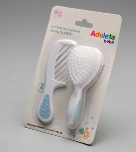 Kit Pente e Escova Soft - 1445 Azul Azul