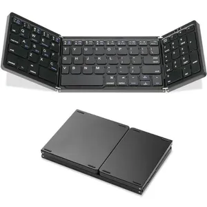 Mini Teclado Touch Dobrável Bluetooth Toch Notebook Android Ios Abnt2 Usb para Celular Preto Mini Teclado Touch Dobrável Bluetooth Toch Android Ios Abnt2 Usb para Celular Preto