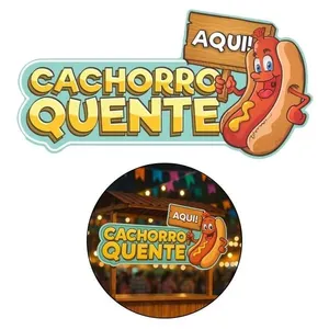 Placa Decorativa Festa Junina para Barraca Cachorro Quente Papel Cartão 20CM X 45CM Vermelho NC Toys Placa Decorativa Festa Junina Cachorro Quente Papel Cartão 20CM X 45CM NC Toys