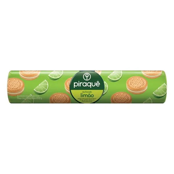 BISCOITO PIRAQUE LIMAO 200GR