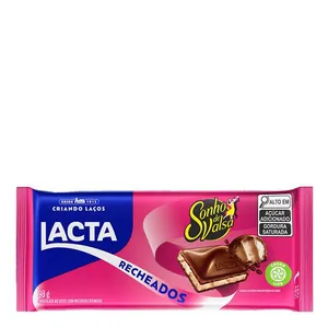 Chocolate Ao Leite Lacta Recheio Sonho De Valsa 98g