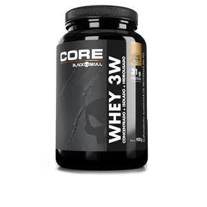 Whey 3W Core (WPC, WPI E WPH) - Pote 900g - Black Skull Whey 3W Core - Cookies e Cream - 900g