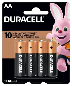 Pilha Alcalina Normal AA Blister Com 4 Unidades 10105/ AA4 - Duracell