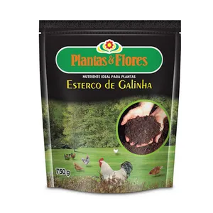 Fertilizante Esterco Galinha Plantio Plantas e Flores 750 g