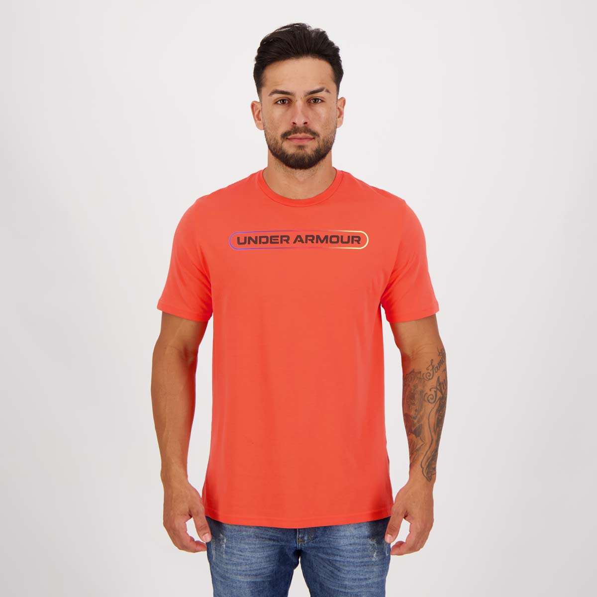 Camiseta Under Armour Lockertag Laranja