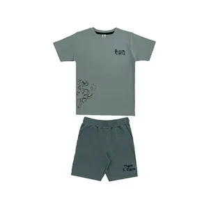 Conjunto Curto Tigor T Tigre Camiseta e Bermuda Fun2 Verde 12