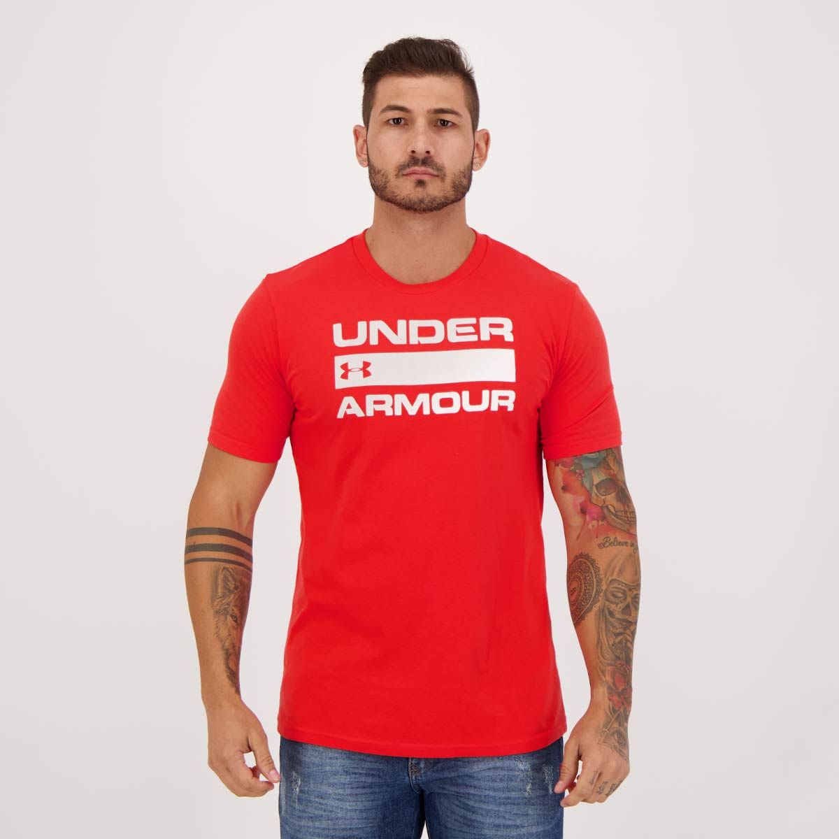 Camiseta Under Armour Team Issue Vermelha