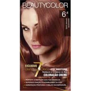Coloração Permanente Tint 4.0 Castanho Natural Kit 45g+67,5ml Beauty Color Tintura Beauty Color 4.0 Castanho Nat - Beauty Color