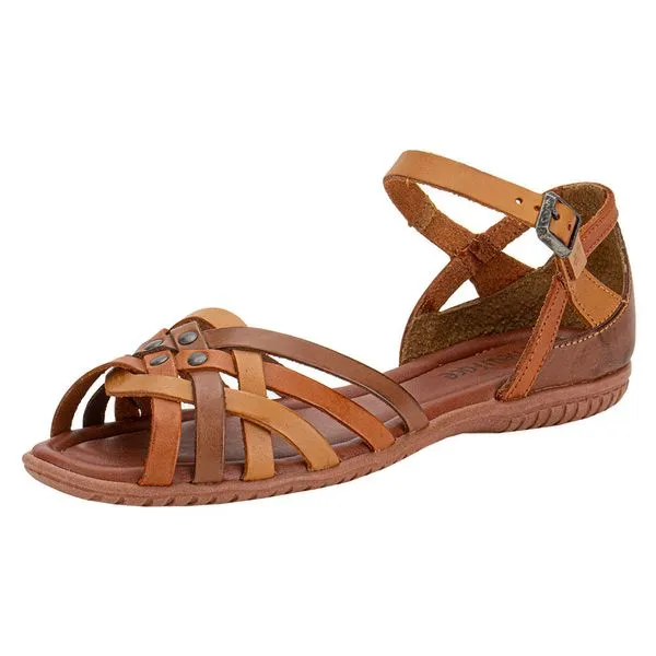 Sandália Feminina Flat New Face 31402 CARAMELO 40