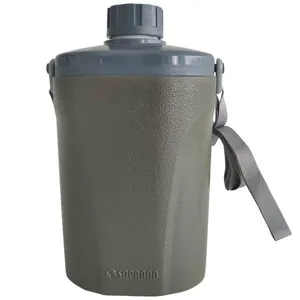 Cantil Térmico Safari Soprano 1 Litro Garrafa Pesca Barraca Verde Verde